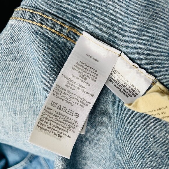 Madewell Denim Chore Jacket, Size Large - Picture 4 of 5